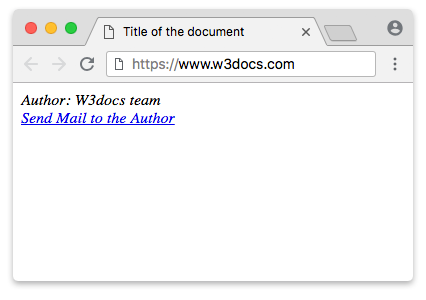 address example