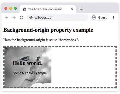 Свойство background-origin