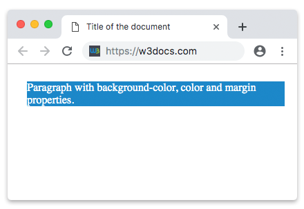 Propriedade CSS margin