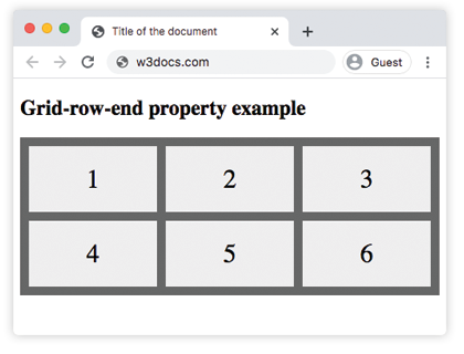 CSS grid-row-end с несколькими элементами
