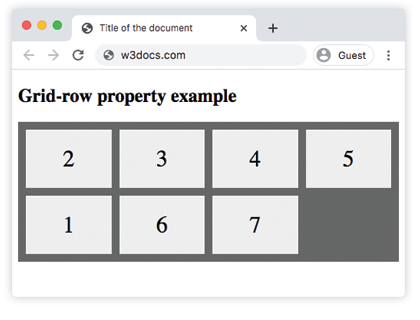 CSS grid-row с двумя элементами